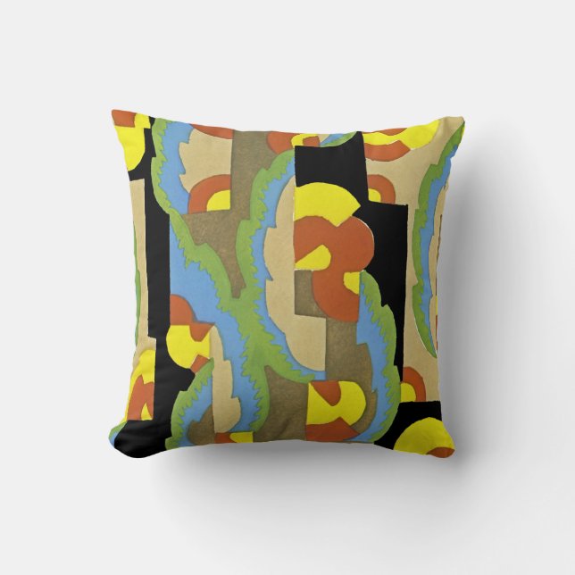 Art Deco Design #9 @ Emporio Moffa Cushion (Front)