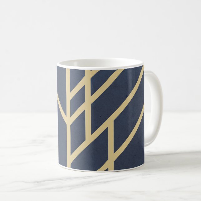 Art Deco design Coffee Mug (Front Right)