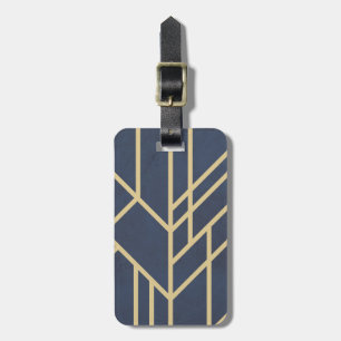 Art Deco design Luggage Tag