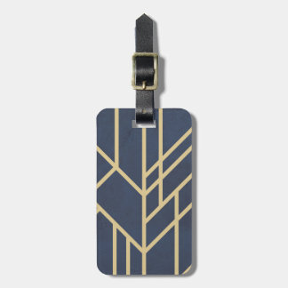 Art Deco design Luggage Tag