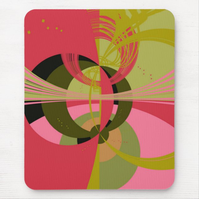 Art Deco Design Mouse Mat (Front)