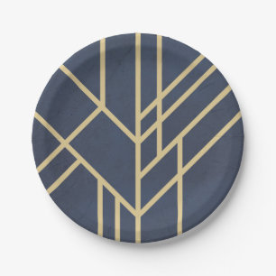 Art Deco design Paper Plate
