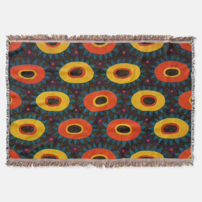 Art Deco Design Rugs Throw Blanket (Front)
