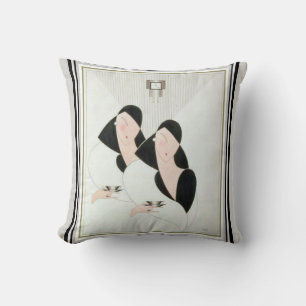 Art Deco Design Throw Pillow