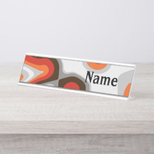Art Deco Desk Name Plate