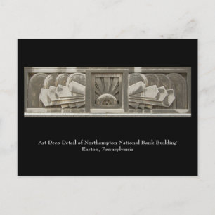 Art Deco Detail Postcard