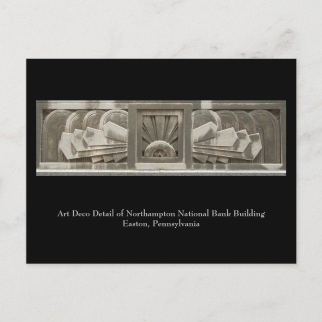 Art Deco Detail Postcard (Front)