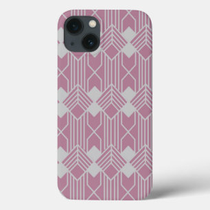Art Deco Diamond Shapes and Lines iPhone 13 Case