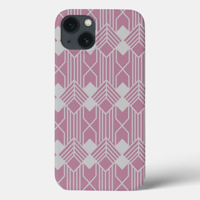 Art Deco Diamond Shapes and Lines  Case-Mate iPhone Case (Back)