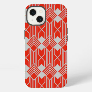 Art Deco Diamond Shapes and Lines iPhone 13 Case