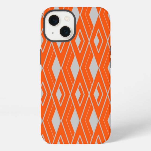 Art Deco Diamond Shapes  iPhone Case (Back)