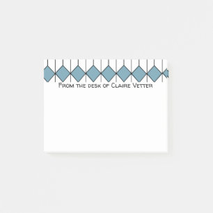 Art Deco Diamonds and Hexagons Post-it Notes