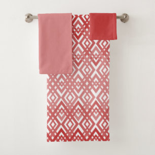 Art Deco Diamonds Bath Towel Set