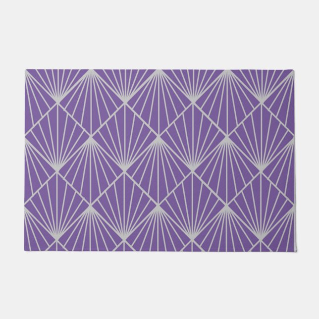Art Deco Diamonds Doormat (Front)