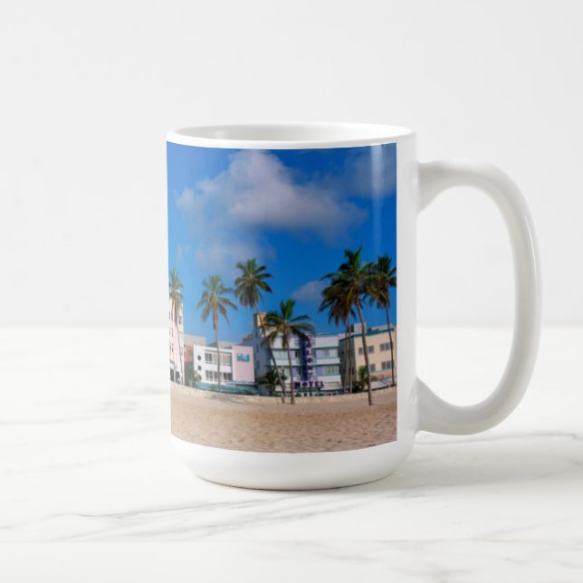 Art Deco District Of South Beach Miami Coffee Mug (Right)