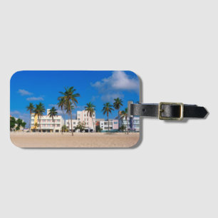 Art Deco District Of South Beach Miami Luggage Tag