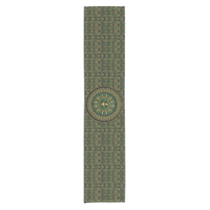 Art Deco Diya Diwali Table Runner