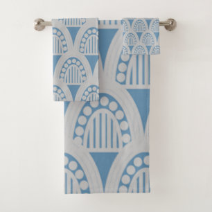 Art Deco Domes Bath Towel Set
