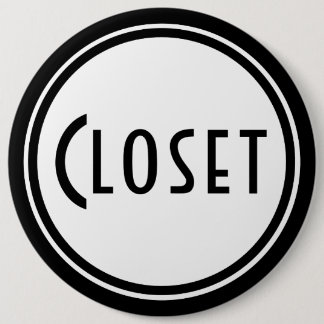 Art Deco Door Plaque 6 Cm Round Badge