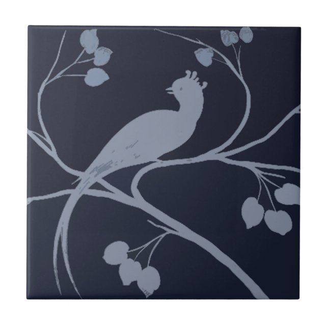 Art Deco Dove Tile (Front)