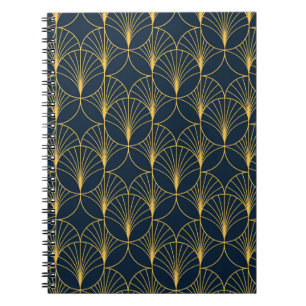 Art Deco Elegance: Fan Motifs Notebook