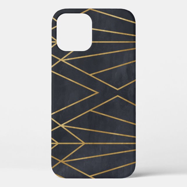 Art Deco Elegance: Geometric Glamour Case-Mate iPhone Case (Back)