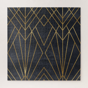 Art Deco Elegance: Geometric Glamour Jigsaw Puzzle