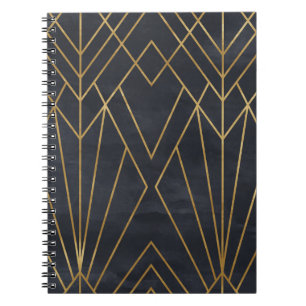 Art Deco Elegance: Geometric Glamour Notebook