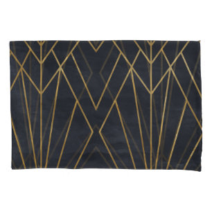 Art Deco Elegance: Geometric Glamour Pillowcase