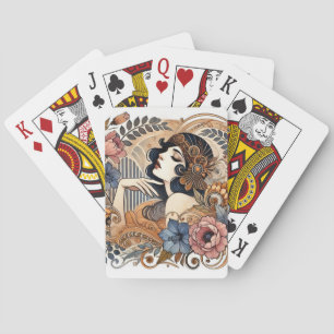Art Deco Elegance Playing Cards