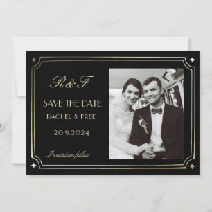 Art Deco Elegant Black Gold 20s Classic 