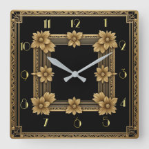 Art Deco elegant gold