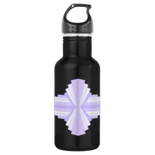 Art deco element in lilac & purple 532 ml water bo 532 ml water bottle
