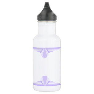 Art deco element in lilac & purple 532 ml water bo bottle