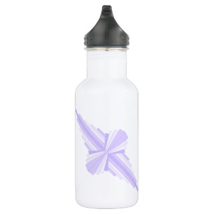 Art deco element in lilac & purple Water Bottle