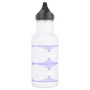 Art deco element in lilac & purple Water Bottle