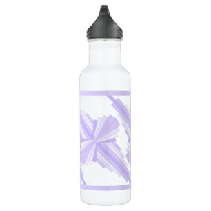 Art deco element in lilac & purple Water Bottle