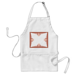 Art deco elements in a rose gold palette standard apron