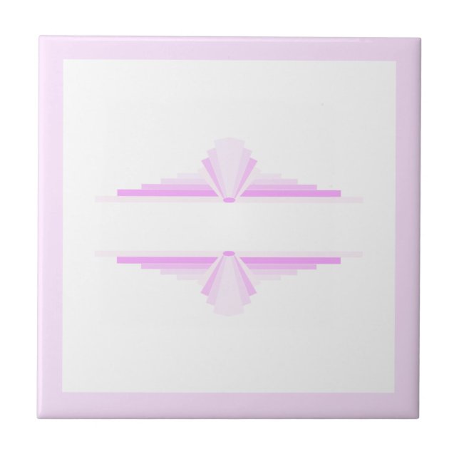 Art deco elements in pink tile (Front)