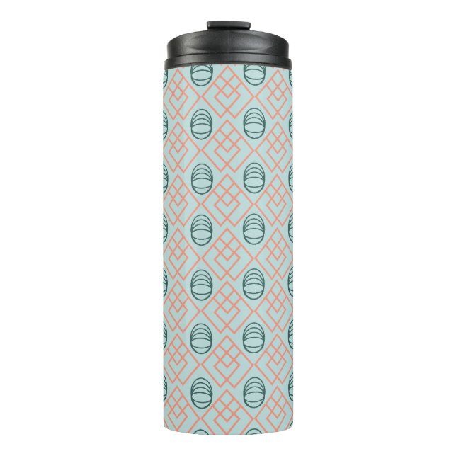 Art Deco Elements  Thermal Tumbler (Front)