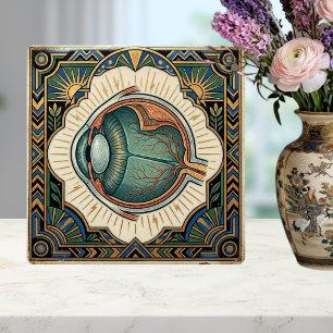 Art Deco Eye Anatomical Ophtalmology Tile