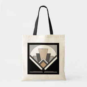 Art Deco Fan Expression Tote Bag