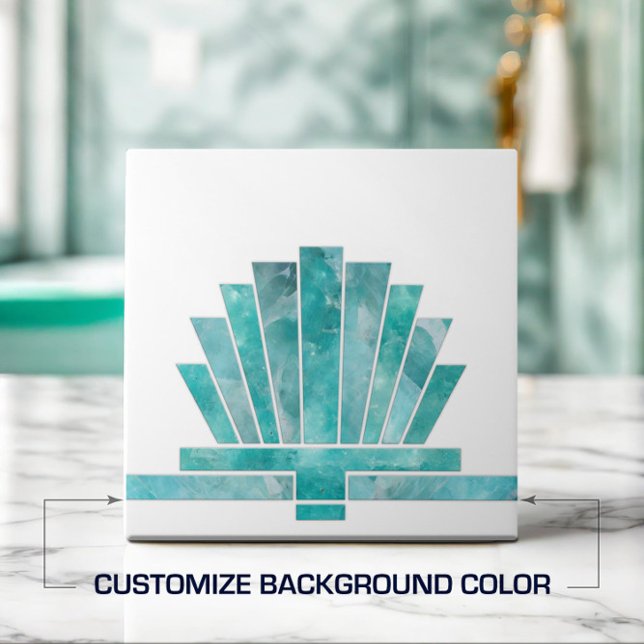 Art Deco Fan Geometric Shape - Change Background Tile (Creator Uploaded)