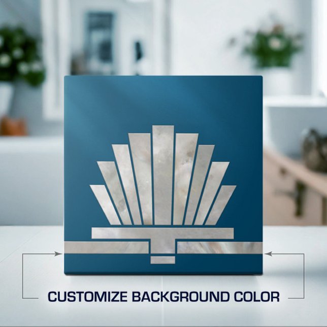 Art Deco Fan Geometric Shape - Change Background Tile (Creator Uploaded)