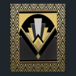 Art Deco Fan Poster. Poster<br><div class="desc">If you choose to download, Your local Walgreen store makes board posters of your download into different sizes and in various textures at a very good price. Sometimes with a discount. A tip from my US friend. For UK see "Digital Printing" online. I used an Art Deco Template and coloured...</div>