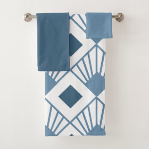 Art Deco Fans Bath Towel Set