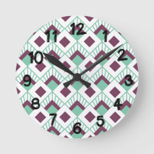 Art Deco Fans  Round Clock