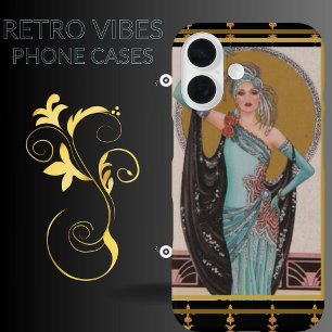 Art Deco Fashion Lady iPhone / iPad case