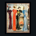 Art Deco Fashion Print 16 x 20<br><div class="desc">1923 Art Deco Fashion Print 16 x 20</div>