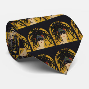 Art Deco Festive Lady Tie